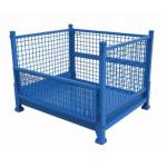 Galvanized wire mesh container warehouse equipment cage metal storage