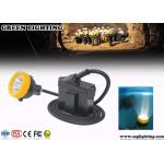 Waterproof Coal Miners Headlamp , 6.2Ah Battery 3W Power LED Mining Lamp for sale