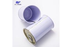 China Food Grade Milk Powder Tin Can 410ml Tall Round Tin Containers supplier