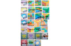 China 10mm Kids Interlocking Floor Mats / 100x100mm Interlocking Foam Play Mat supplier