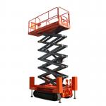 8m 10m Crawler Self Propelled Scissor Lifts Aerial Work Scissor Type Hydraulic Lift for sale