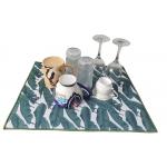 Printing  Kitchen Microfiber Dish Drying Mat 100% Polyester for sale