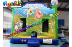China Sponge Bob Inflatable Bouncer Slide , Inflatable Jumping Slide With High Quality supplier