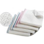 Color Coded Car Cleaning Towel Split Sufficiently White Microfiber Towels for sale