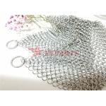 6x6 Round Kitchen Chain Mail Scrubber For Pans Skillets Cleaning for sale