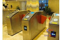 China Fast speed passing metro Flap Barrier Gate with automatic Reset Functions supplier