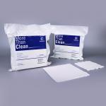 4x4 Inch 115gsm Cleanroom Polyester Wipes Lint Free Wipers With Good Absorbency for sale