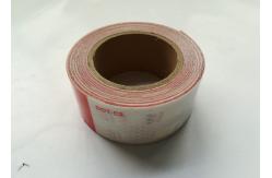 China Outside Red Silver Utility Trailer Reflective Tape Placement Hi Vis 2inch * 25m supplier