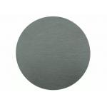 Black Round Slate Placemats Diameter 22cm Natural Surface Eco Friendly