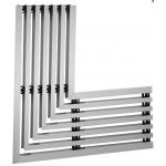Custom Powder Coating Construction Aluminum Profile Aluminium Window Frames for sale