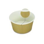 Disposable Kraft Lunch Containers Food Grade Laminated Paper Boxes for Meals Soup for sale