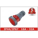 Pin and Sleeve Plug Industrial Power Socket IP44 IP67 Coupler Connector for sale