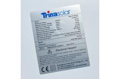 China Printing Adhesive PET Barcode Label Matte Silver Thermal Transparent Polyester Sticker supplier