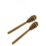Wood Honey Muddler Spoon Honey Splash Bar Natural Wooden Honey Stir Bar for sale