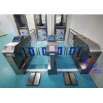 Anti Pinch ESD Turnstile Gate System Double Channel Stainless Steel ESD Wristband Test for sale