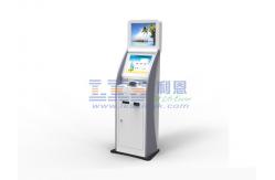 China Custom Self Service Banking Kiosk Touch Screen Kiosks A4 Laser Printer supplier