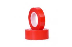 China Alternative To TESA 4965 PET Red Film Double Sided Adhesive Tape supplier