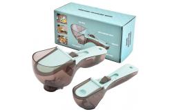 China Plastic Adjustable Measuring Cups And Spoons Measuring Tablespoon Teaspoon supplier