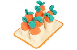 China Bite Resistant Pull Out Radish Fleece Felt Dog Sniff Toy supplier