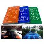 IAAF PU Sports Flooring For Volleyball Badminton Court for sale