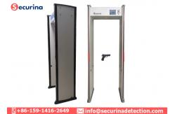 China High Sensitivity Door Frame Metal Detector Visual Audible Alarm Clip Detection supplier