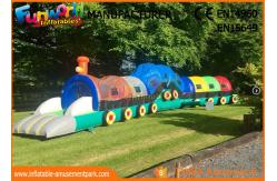China Interesting Inflatables Obstacle Course For Amusement Park / Fun City supplier