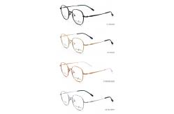 China Trendy Designer IP Plating Β Titanium Glasses Frame Unisex 66368 supplier