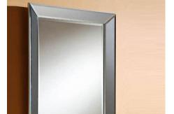 China Durable Round Silver Bathroom Mirror , Moisture Proof Custom Mirror Glass supplier