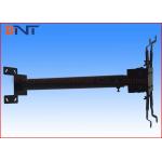 Black Retractable LCD Projector Ceiling Mount Kit for School Auditorium