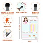 Dry Erase Erasable Magnetic Chore Chart For Fridge Rewritable