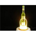 23CM Bottle Glorifier Display Led Light Display Base Silk Printing for sale