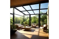 China Flat Aluminum Profile Sunroom UV Protection Sliding Door Sunroom supplier