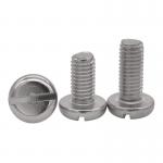 304 Stainless Steel Head Screws Slotted Pan Head Machine Screw M1.6 3-60mm DIN7982 for sale