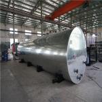 ISO Steel Plate Container Loading Bitumen Heating Tank With Asphalt Thermometer for sale