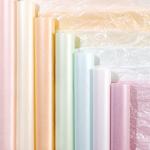 50cm X 70cm Flower Wrapping Paper Waterproof Elegant Pearl Rolls for sale