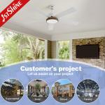 Adjustable 6-Speed Choice LED Ceiling Fan with Remote Control and Dimmable Light