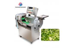 China 304 Stainless Steel Vegetable Processing Machine Double Head Cabbage Dicing Equipment supplier