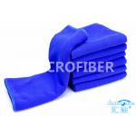Eco Friendly Thick Green Car Cleaning Cloth Plain 24 x 48 , Car Buffing Cloth for sale