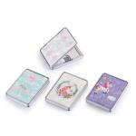 Foldable Round Dual Sided Compact Cosmetic Pocket Mirror With 1X/2X Magnification for sale