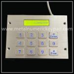 Vandal Proof 16 Button Keypad With Display For Vending Machine for sale