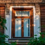 Waterproof Windproof Aluminum Wood Window Composite Sunshade window for sale