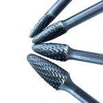 Customized Logo Carbide Burr Tool Bits Diamond Cut Carbide Burrs Fine Cut / Double Cut for Industrial for sale