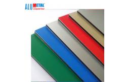 China 1220x2440mm Brushed PVDF Aluminum Composite Panel Sheet 5mm AA1100 supplier