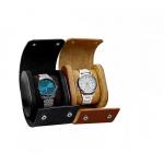 PU Leather Wrist Watch Packaging Box Custom Logo 3.9*3.2*2.7 in for sale
