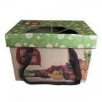 Double Wall Corrugated Boxes For Fruit Packaging Lamination / Embossing