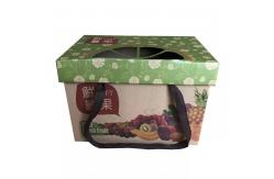 China Double Wall Corrugated Boxes For Fruit Packaging Lamination / Embossing supplier