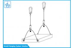 China 1.5mm Special Cable Hanging Kit , Panel Lamp / LED Pendant Light Cable Kit supplier