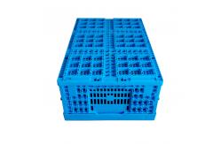 China Fresh Food Loading Plastic Collapsible Crates 600*400*240 mm Mesh Structure supplier