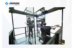 China Vibrating Floor Virtual Reality Simulator / Two Players VR Walking Platform supplier