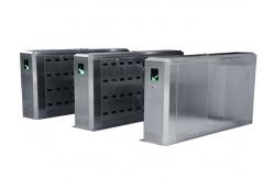 China Pedestrian control Flap Barrier Gate 0.5 second fast speed with reliable mechanism supplier